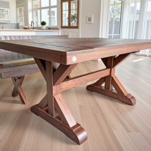 the moscati trestle dining table