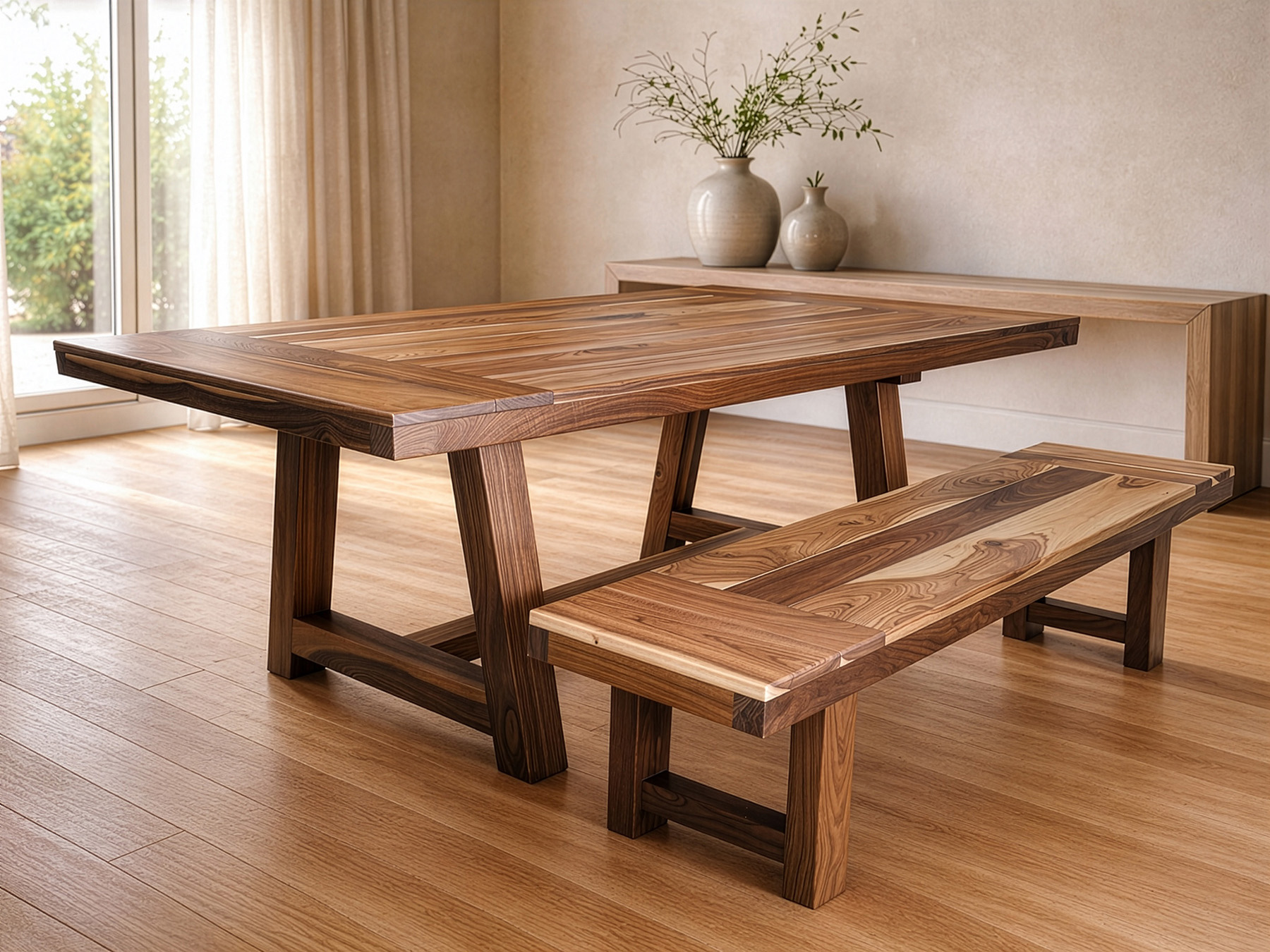 the clare trestle custom dining table