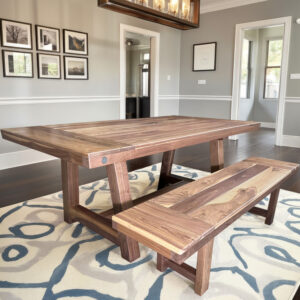 clare trestle dining table