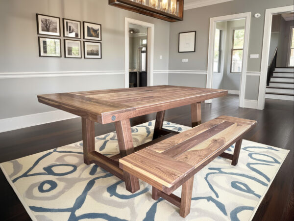 clare trestle dining table