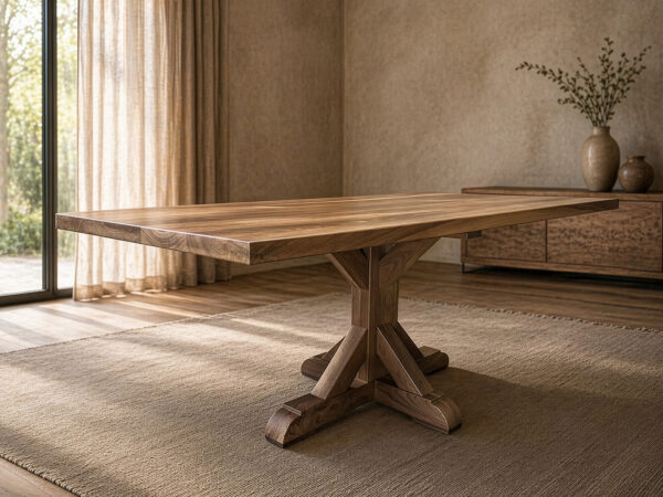 moscati pedestal custom dining table