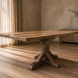 moscati pedestal custom dining table