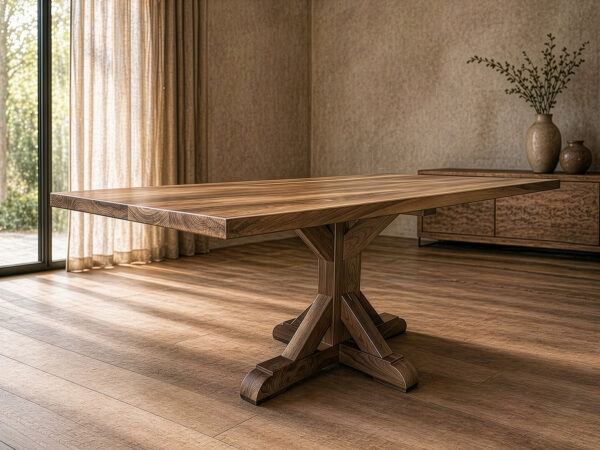 moscati pedestal custom dining table