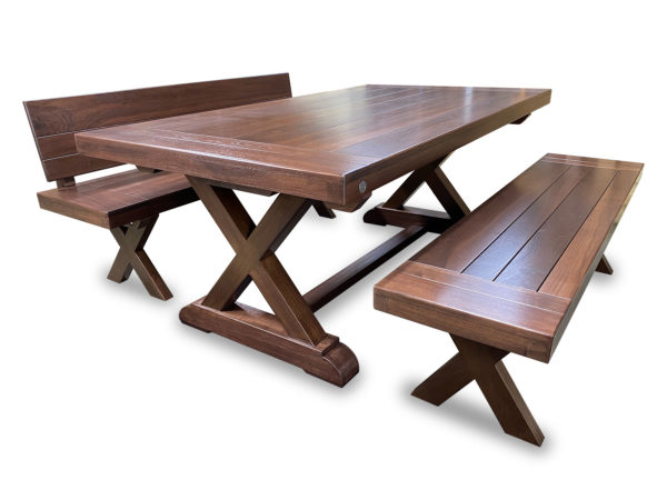 The Fulton Trestle Farmhouse Table