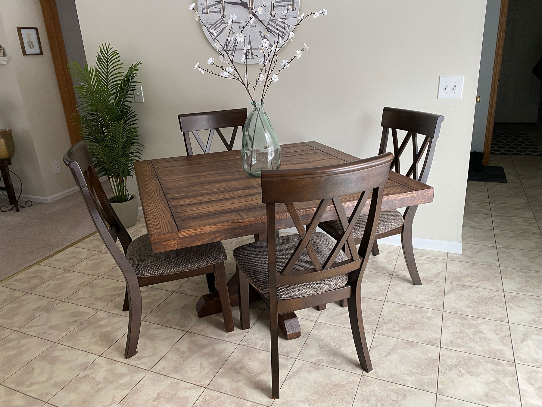 the moscati pedestal farmhouse table