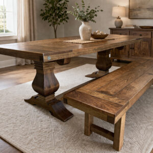 the frassati trestle dining table