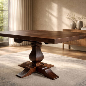 the frassati pedestal custom dining table