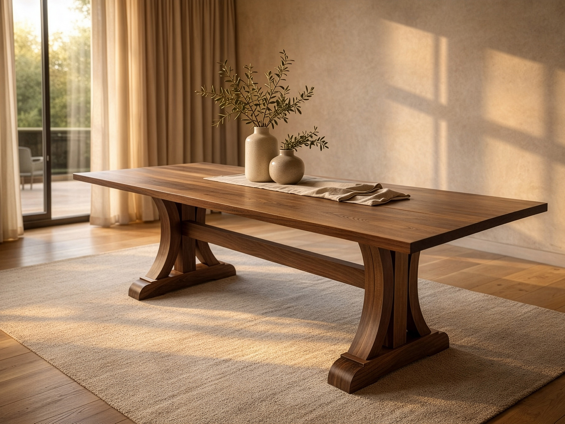 Joseph Trestle Custom Dining Table
