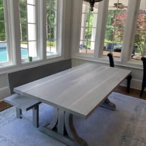 the joseph trestle table grey