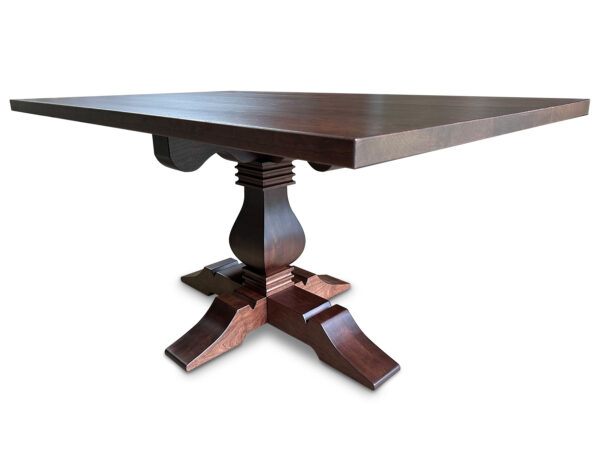 the frassati pedestal custom dining table rectangle