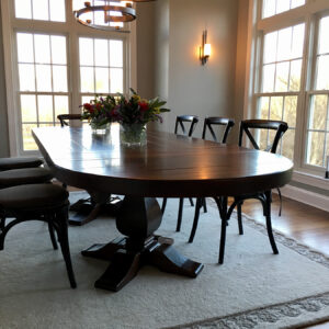 frassati double pedestal signature dark on walnut