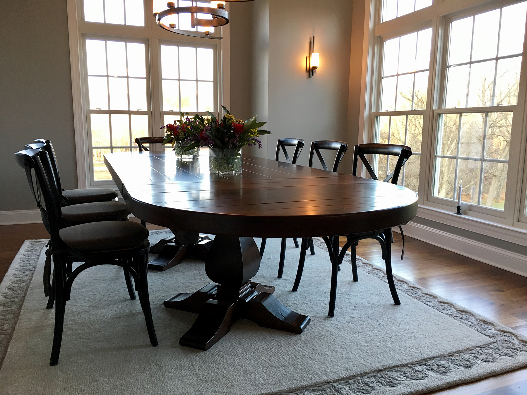frassati double pedestal signature dark on walnut