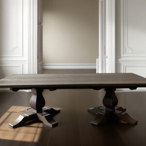 the frassati double pedestal table