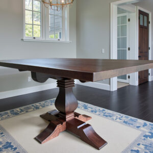 frassati pedestal rectangle table