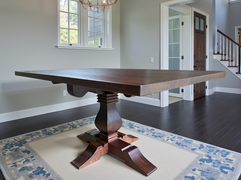frassati pedestal rectangle table