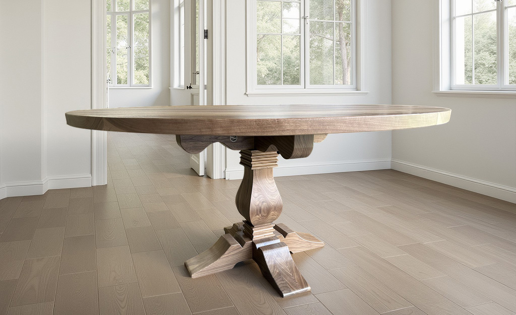frassati round pedestal table