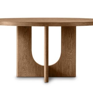 the savio round pedestal dining table