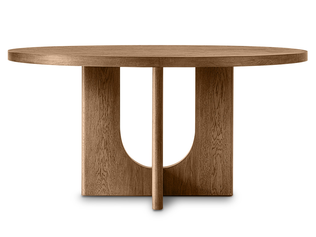the savio round pedestal dining table