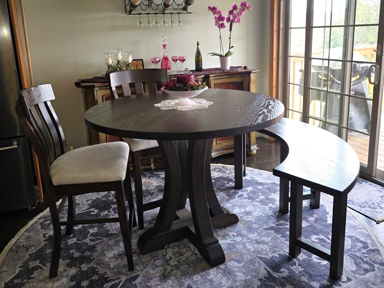 the joseph round pedestal table