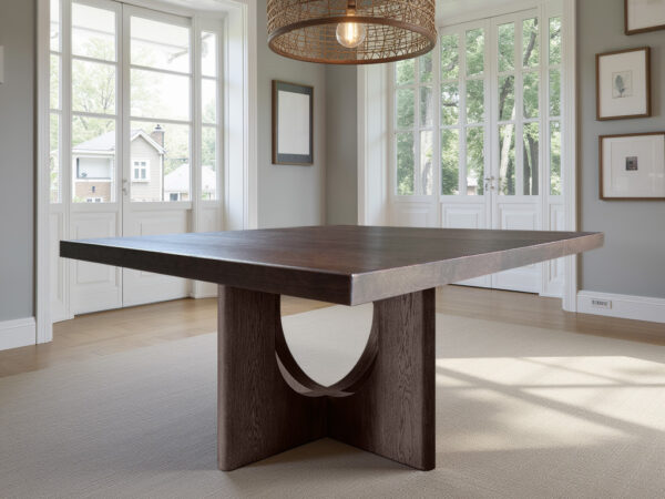 the savio pedestal dining table