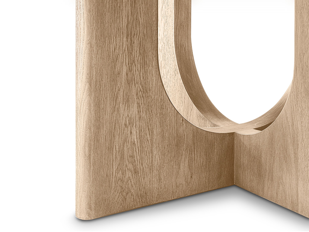 the savio round pedestal dining table