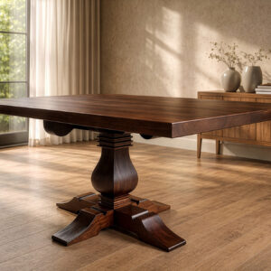 the frassati pedestal custom dining table