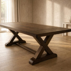 fulton trestle custom dining table