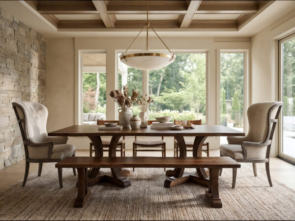 joseph double pedestal dining table