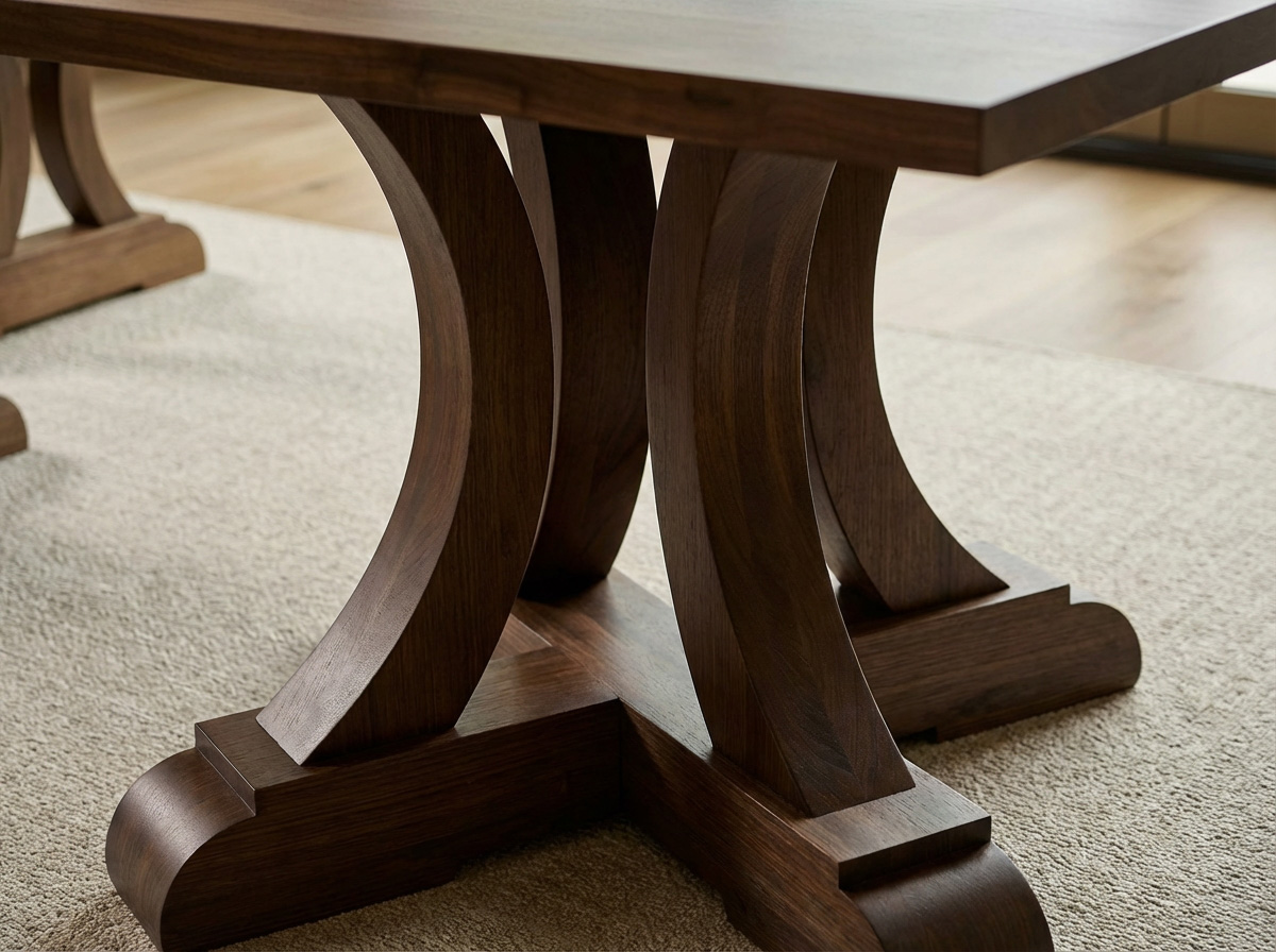 joseph double pedestal dining table