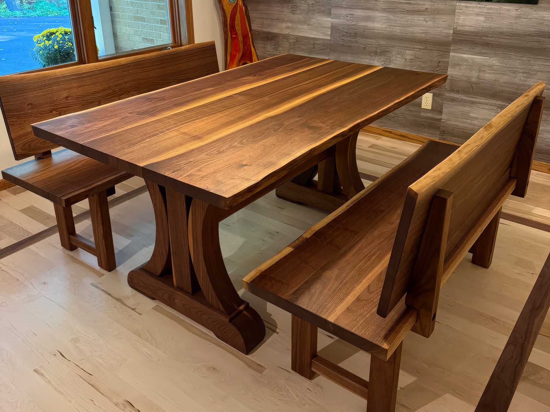 joseph walnut live edge table