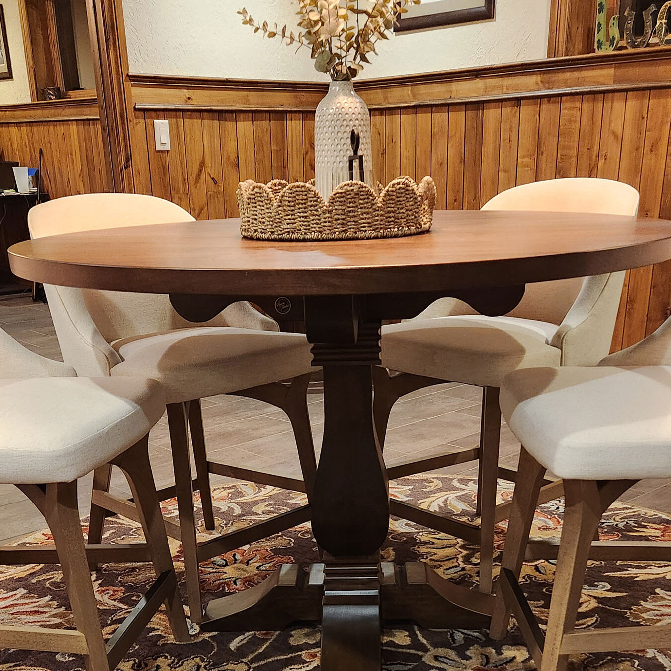 the frassati pedestal table client lauren the frassati pedestal table client lauren