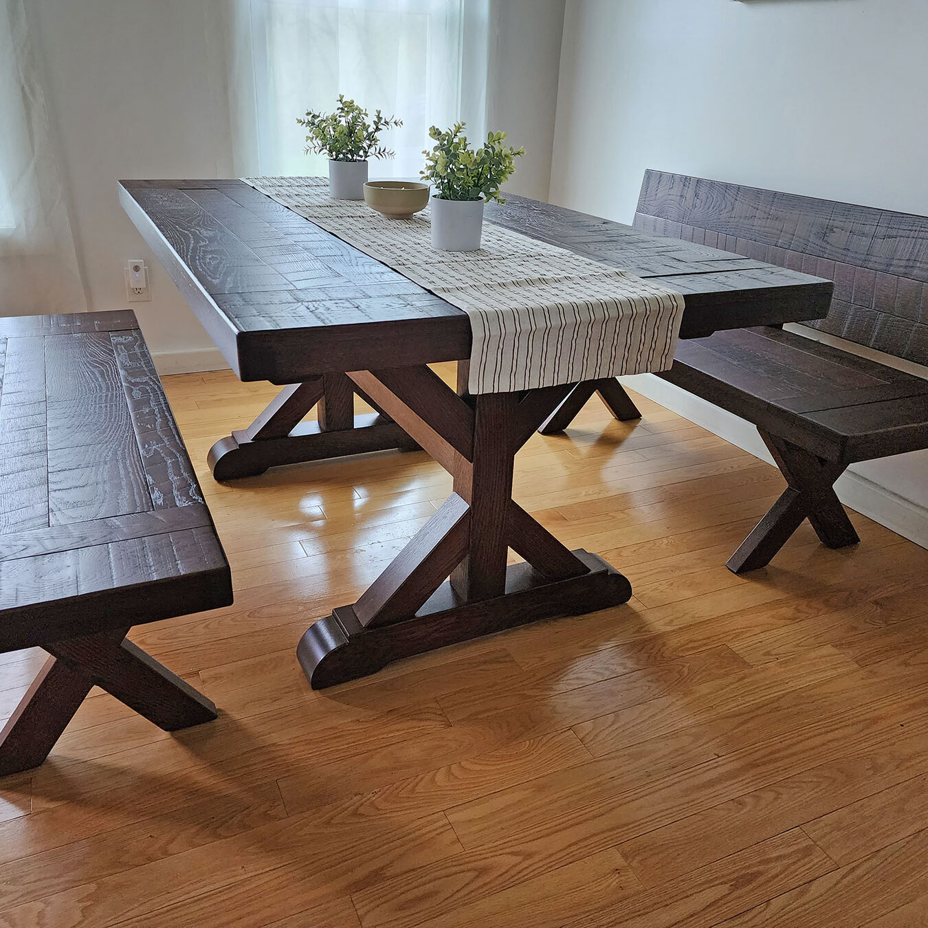 the moscati trestle farmhouse table